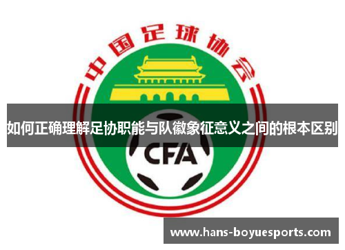 如何正确理解足协职能与队徽象征意义之间的根本区别